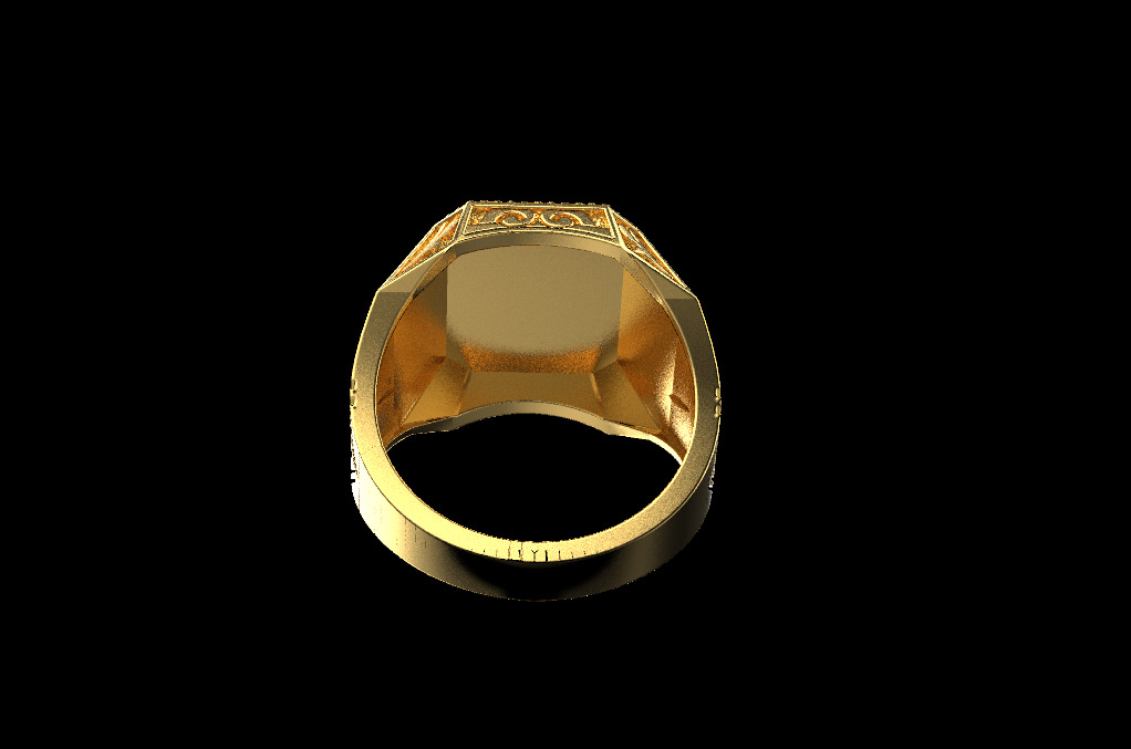 Cross Ring 66043 3D print model_2