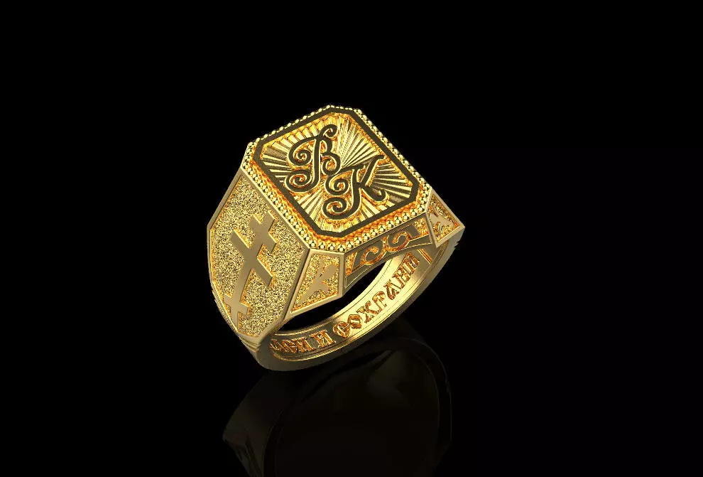 Cross Ring 66043 3D print model_0