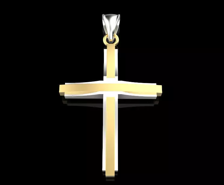 Cross Pendant 65916 3D print model_0