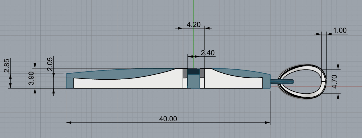 Cross Pendant 65916 3D print model_4