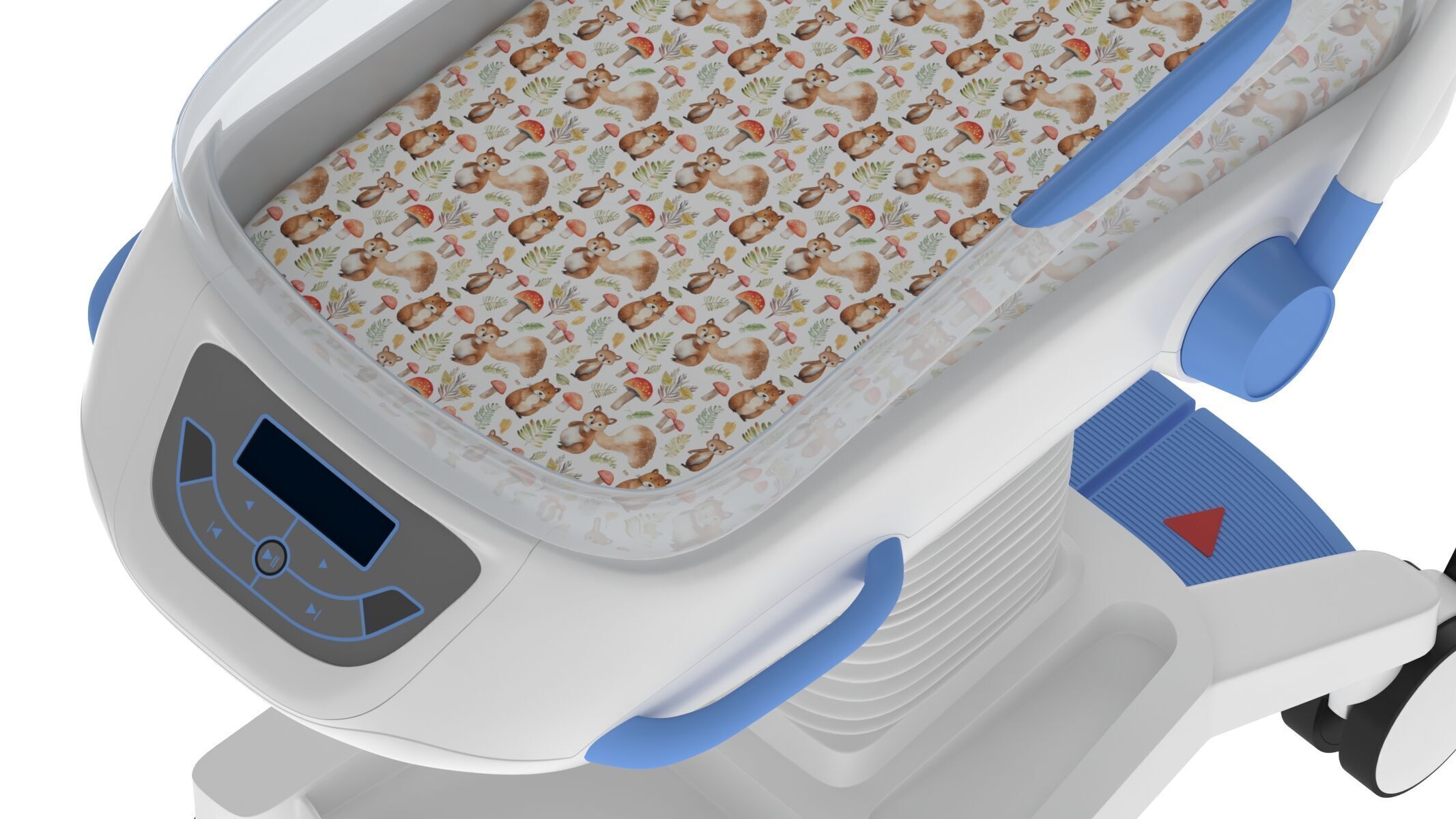 Medical Baby Crib New Born 3D model_18