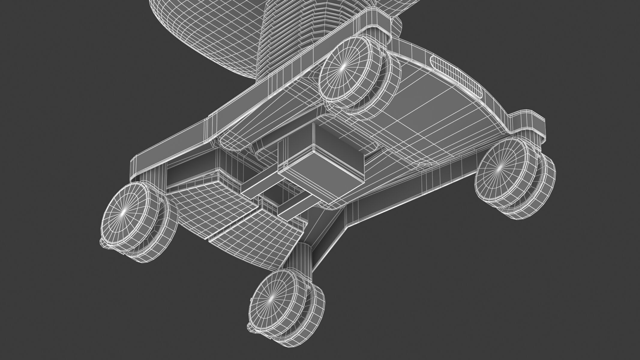 Medical Baby Crib New Born 3D model_39