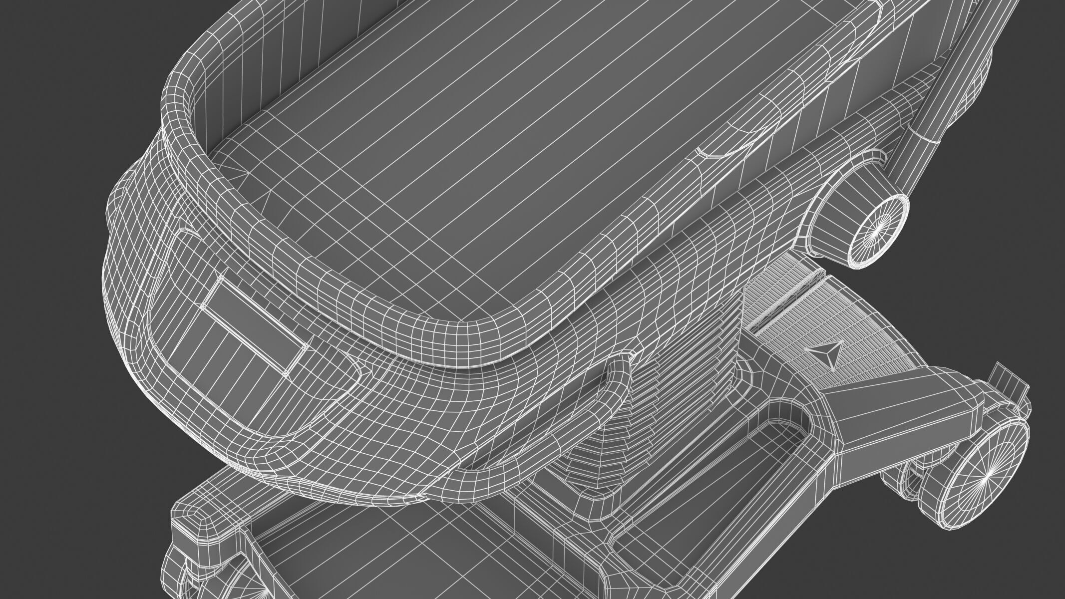 Medical Baby Crib New Born 3D model_38