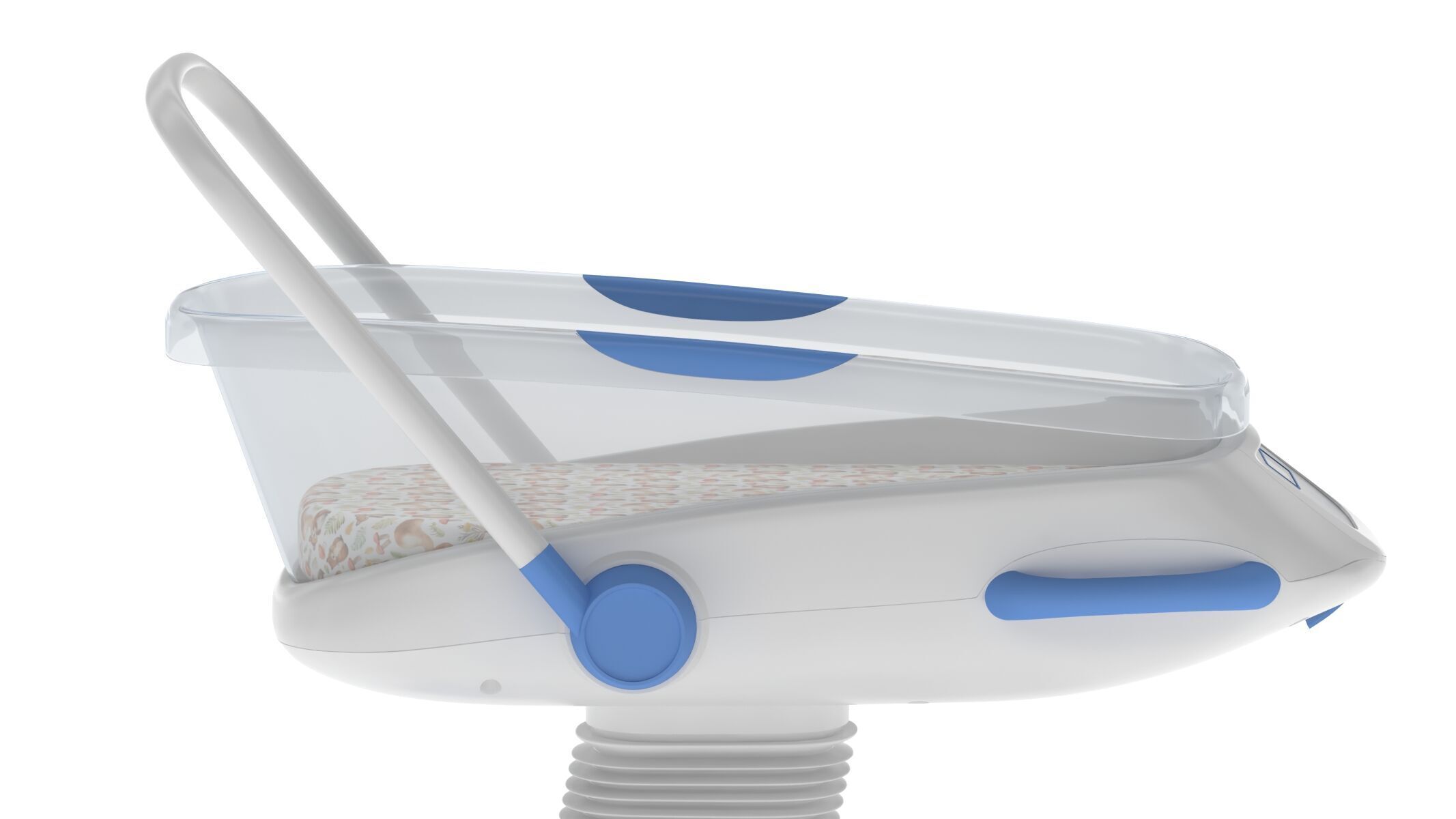 Medical Baby Crib New Born 3D model_13