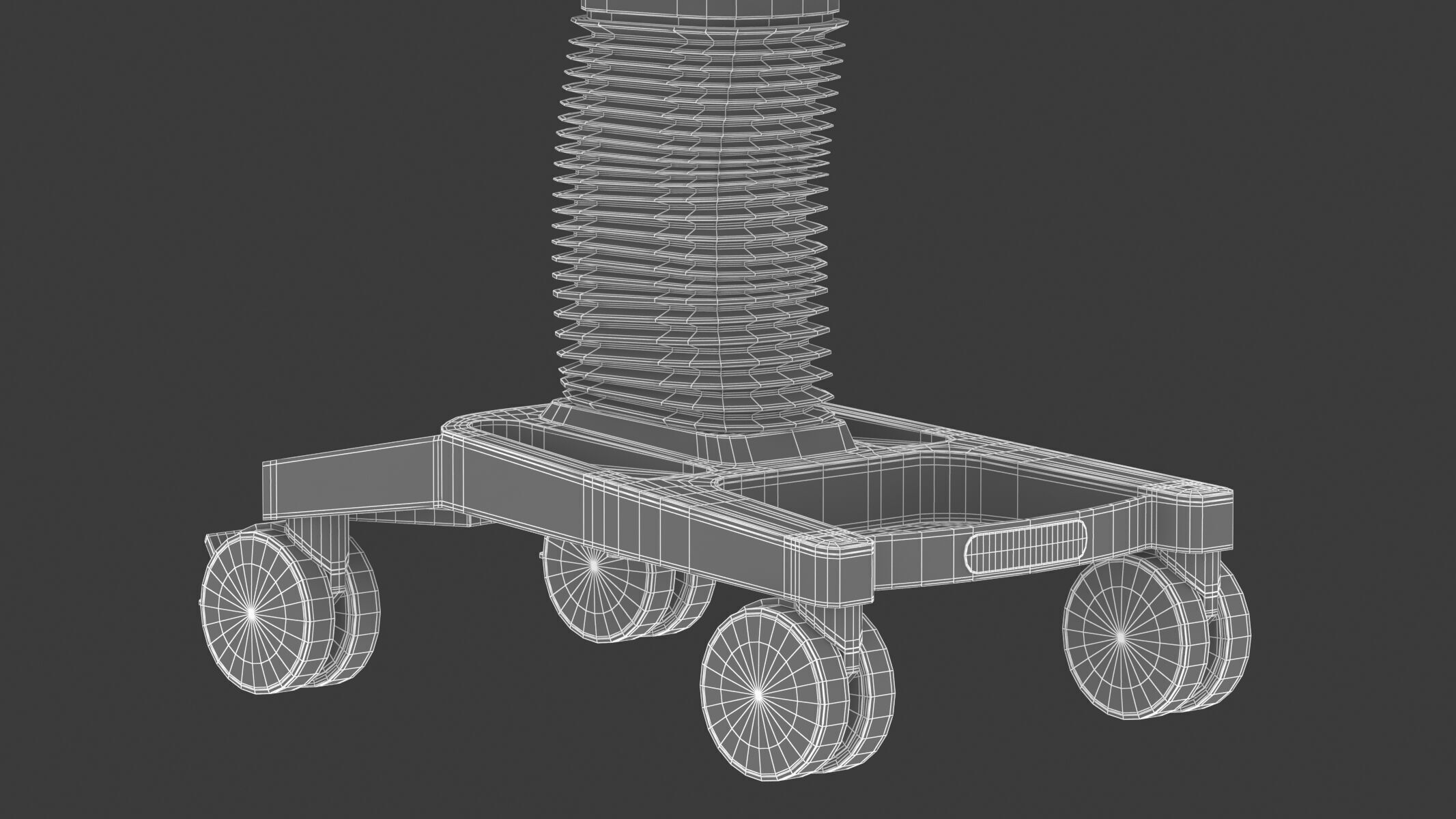 Medical Baby Crib New Born 3D model_32
