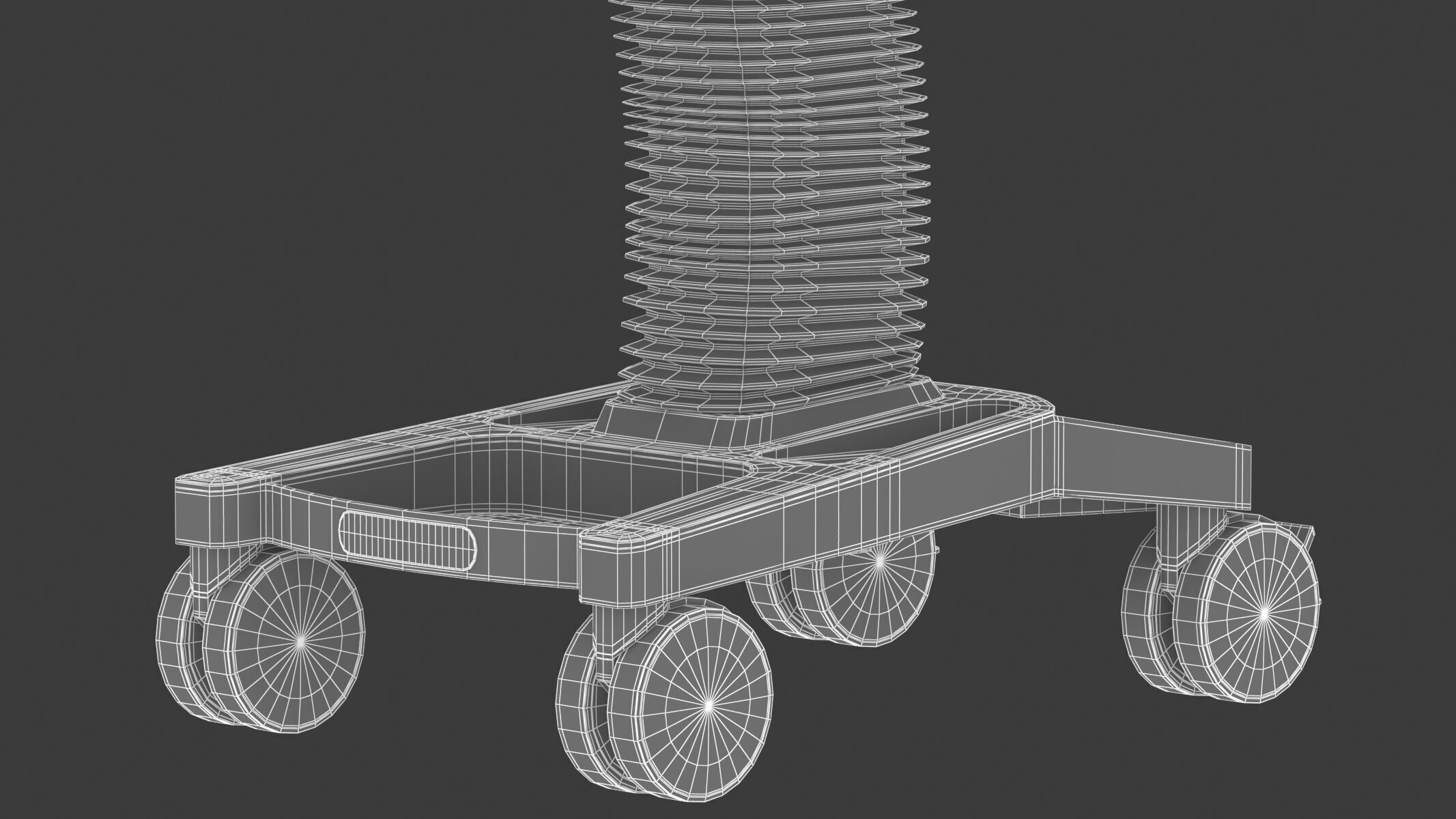 Medical Baby Crib New Born 3D model_30