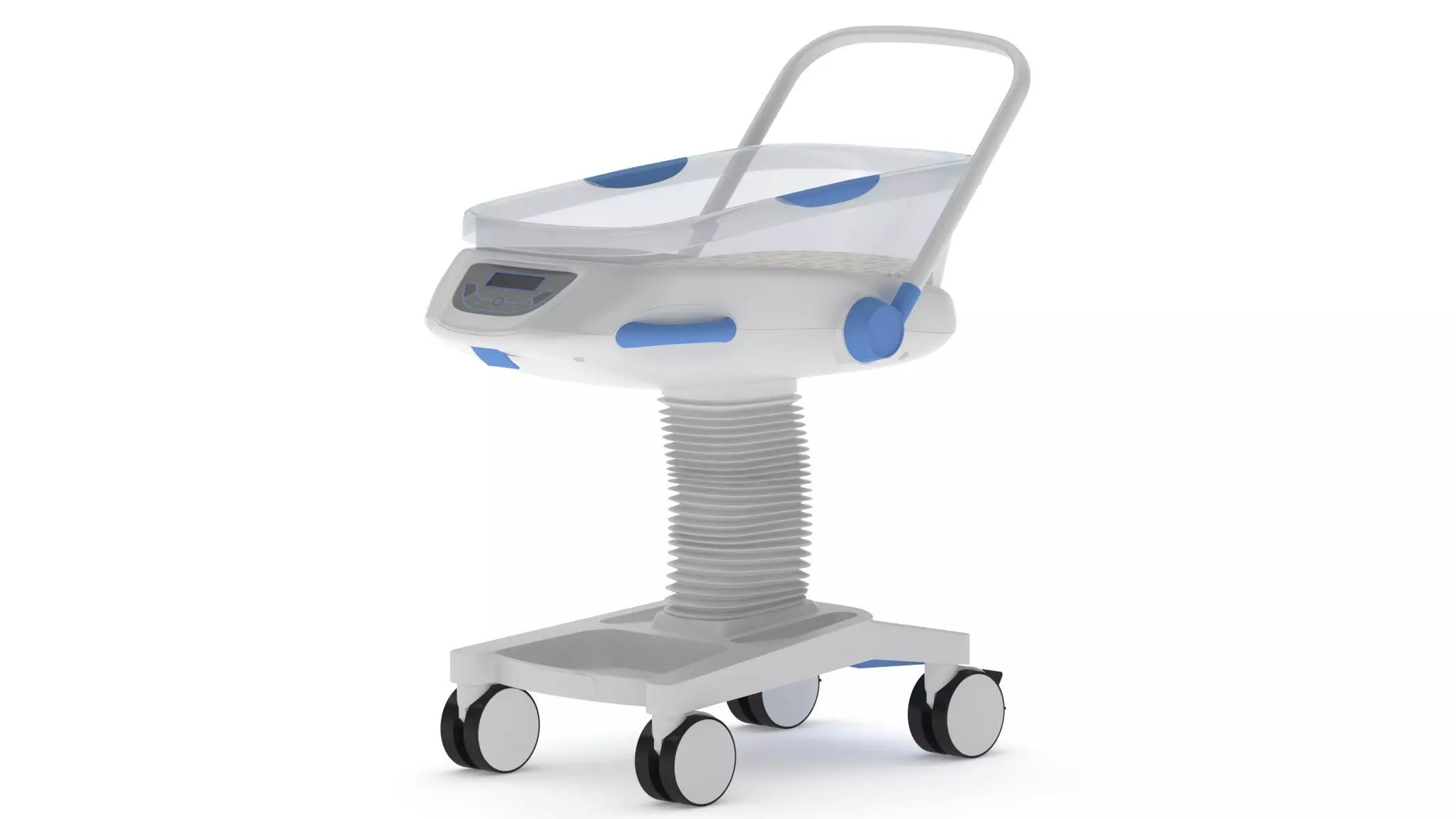 Medical Baby Crib New Born 3D model_0