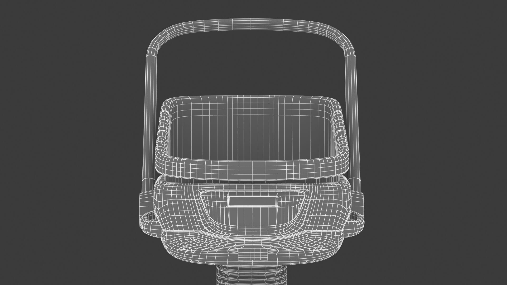 Medical Baby Crib New Born 3D model_31