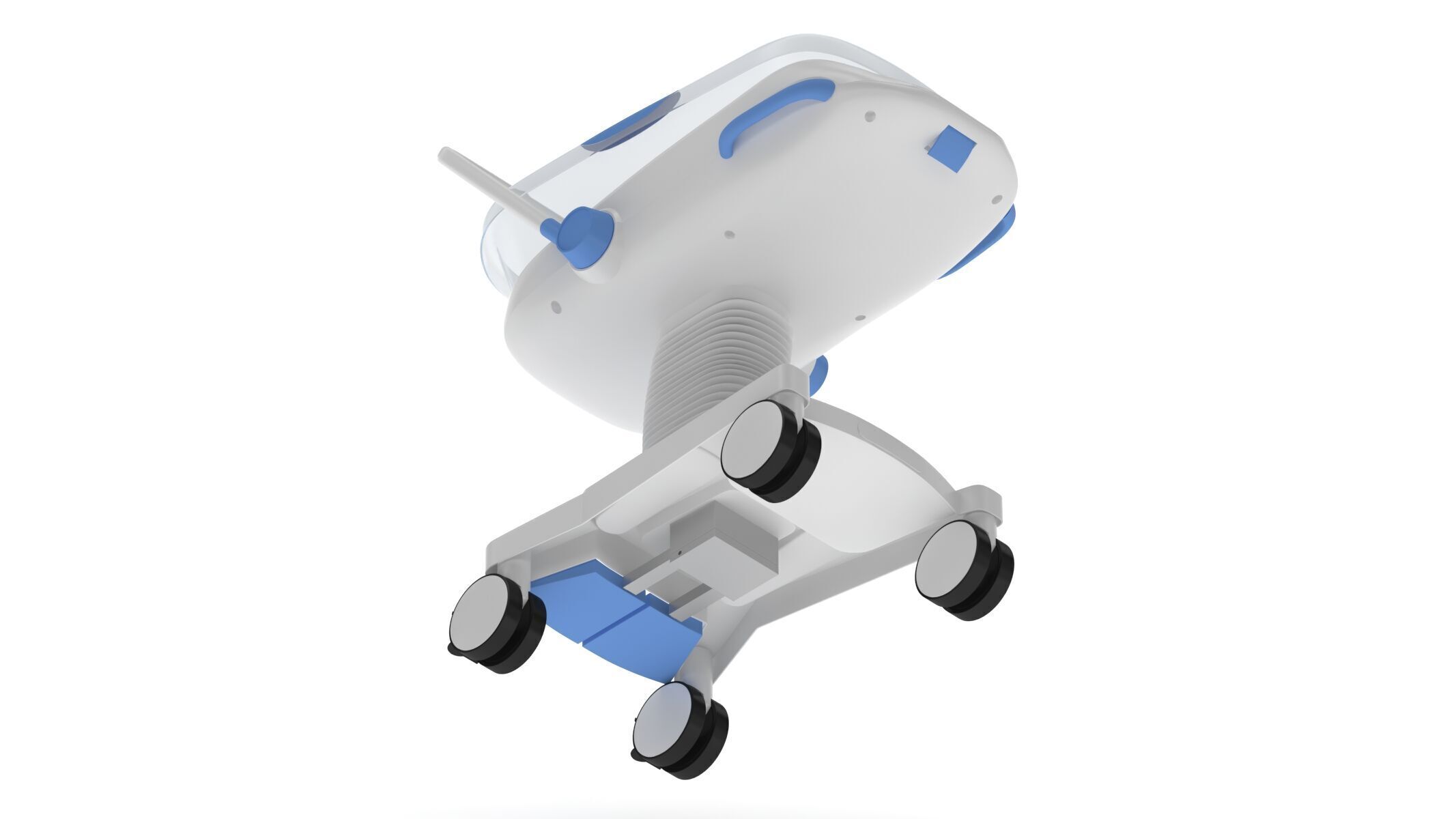 Medical Baby Crib New Born 3D model_9