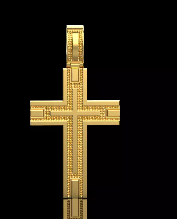 Cross Pendant 65888 3D print model_0