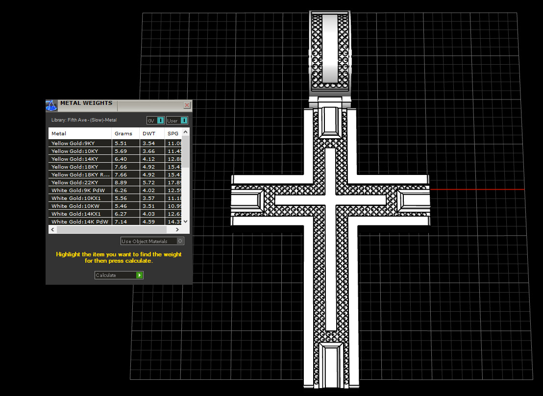 Cross Pendant 65888 3D print model_7
