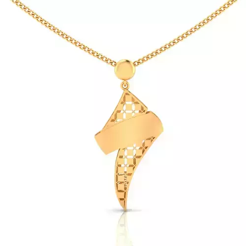 fusion women gold pendant 1009