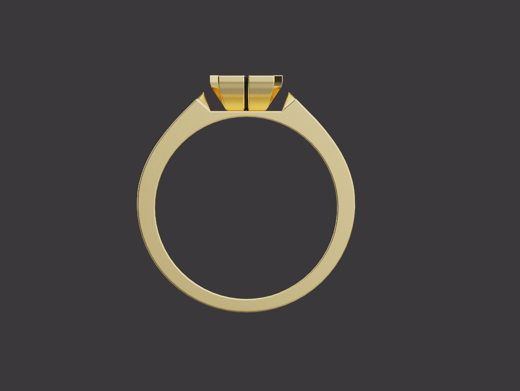 Cross Ring 61475 3D print model_1