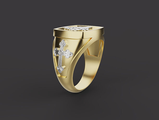 Cross Ring 61231 3D print model