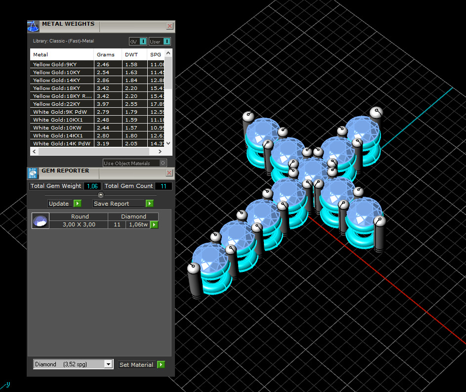 Cross Pendant 61105 3D print model_4