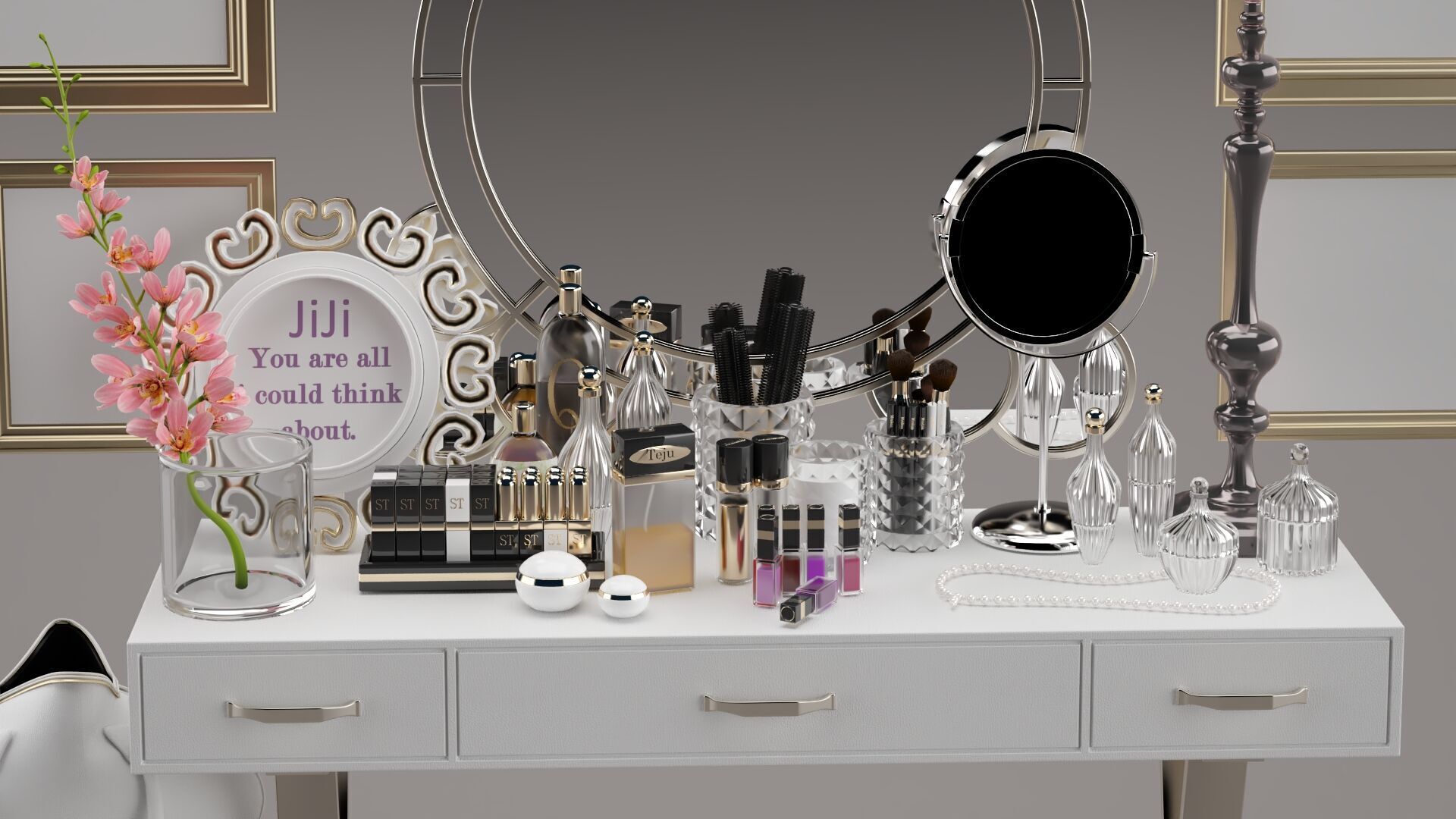 DRESSING TABLE 3D model_4