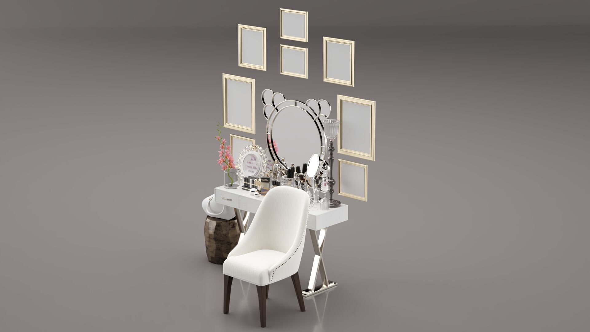 DRESSING TABLE 3D model_2