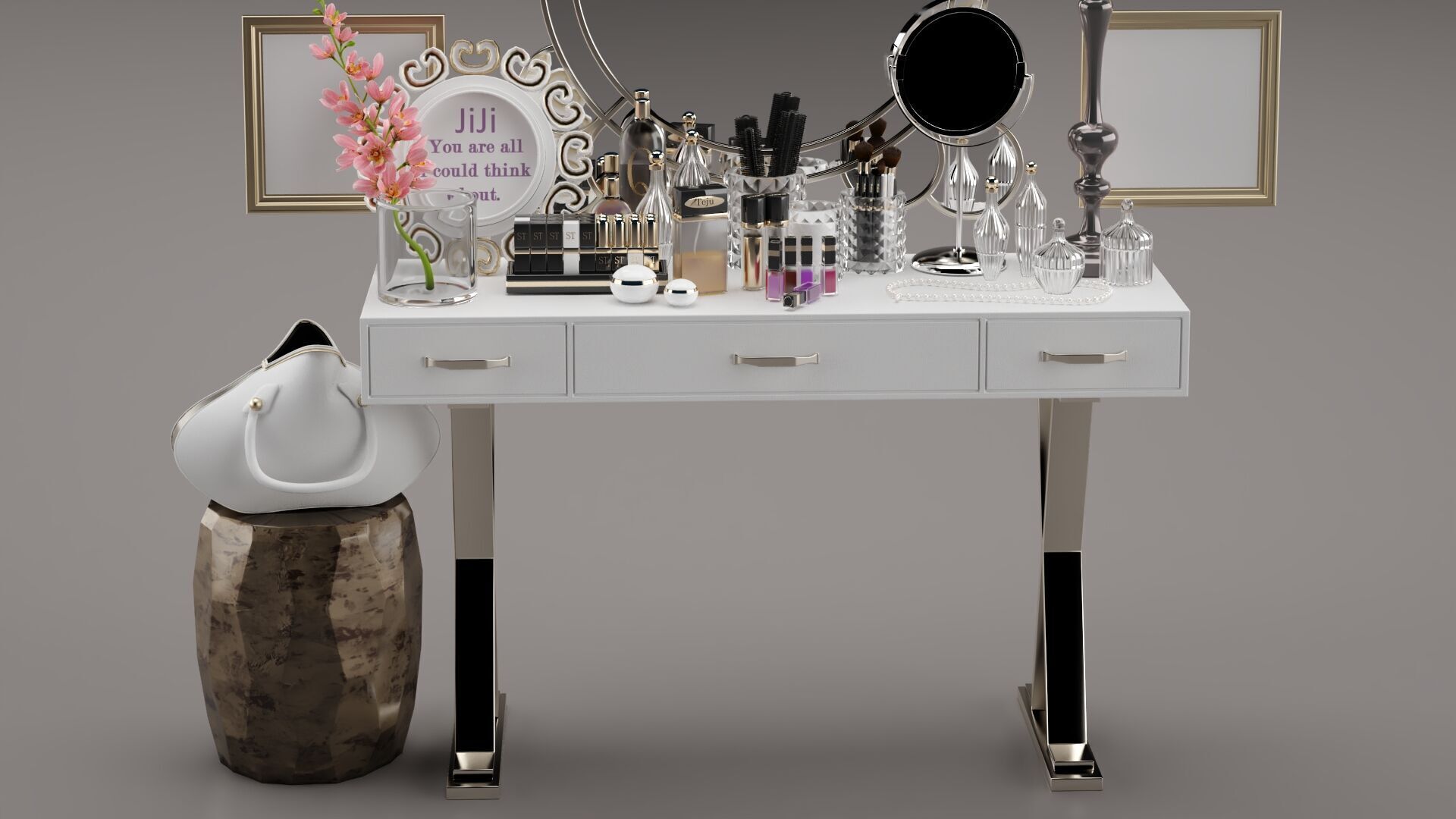 DRESSING TABLE 3D model_3