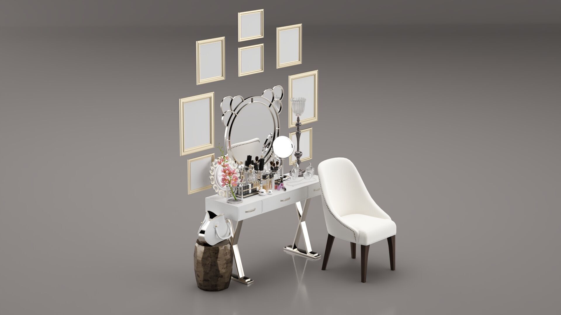 DRESSING TABLE 3D model_1