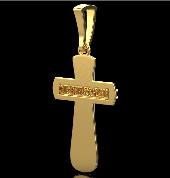 Cross Pendant 60849 3D print model_1