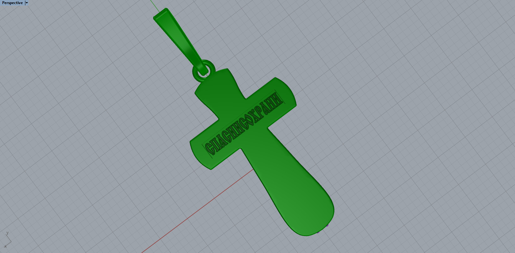 Cross Pendant 60849 3D print model_6