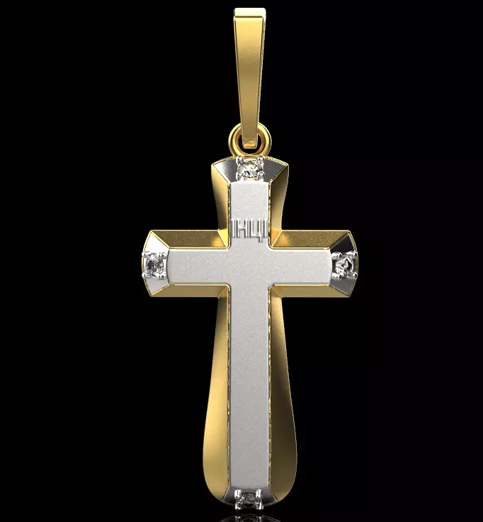Cross Pendant 60849 3D print model_0
