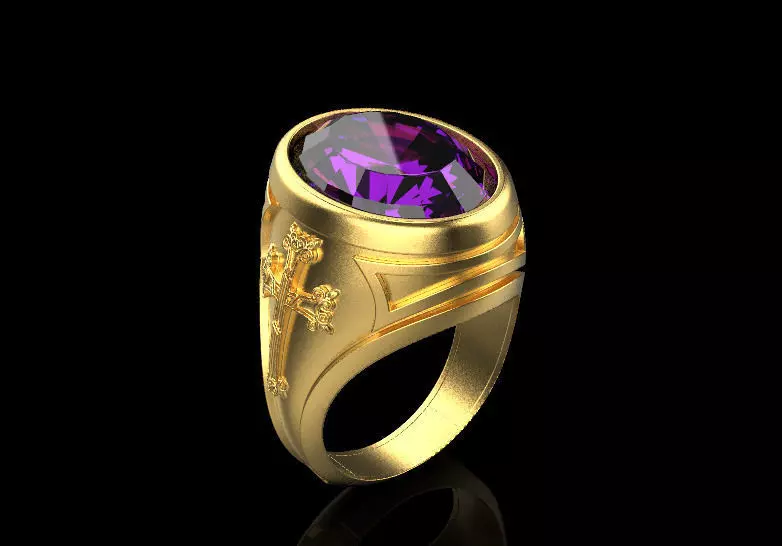 Cross Ring 60451 3D print model_0