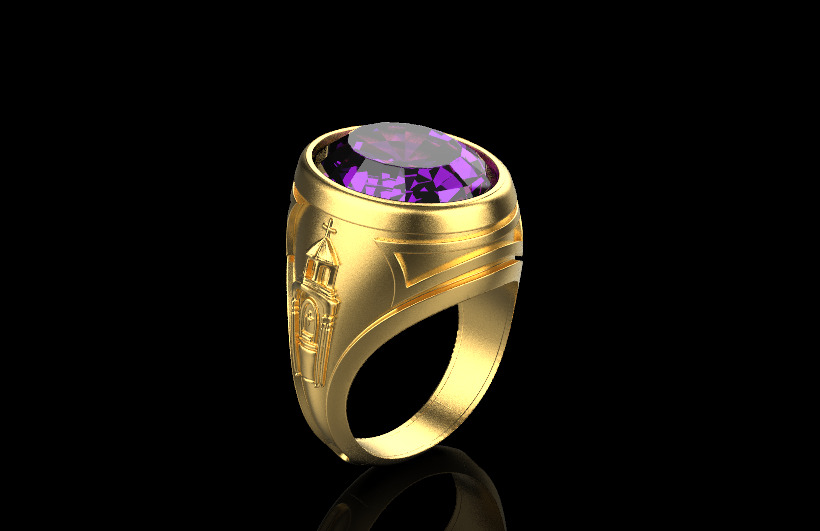 Cross Ring 60451 3D print model_1