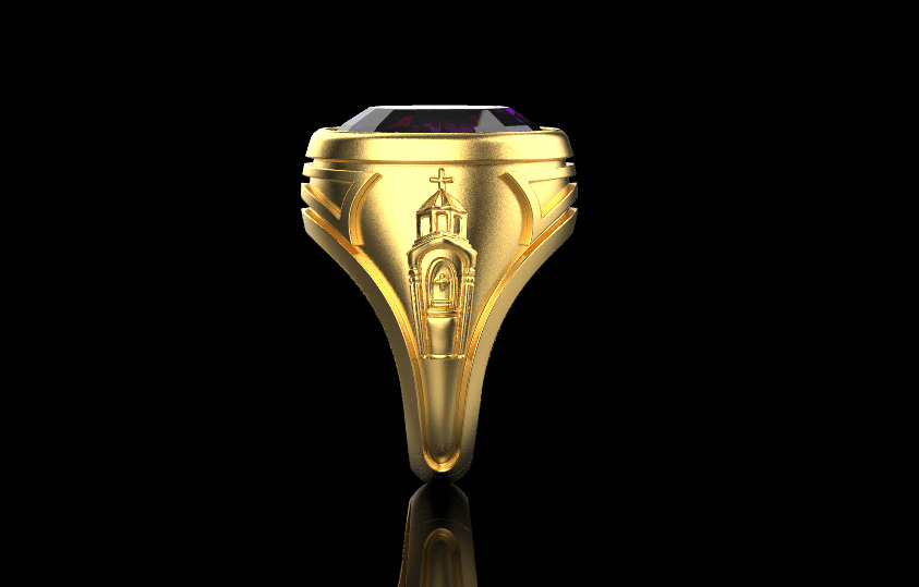 Cross Ring 60451 3D print model_4