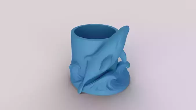 Whale Pen Holder - Ocean Animal Pencil Cup