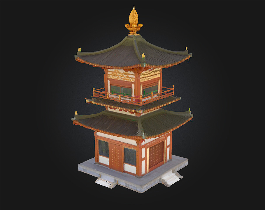 Pagoda Harmony 3D model_2