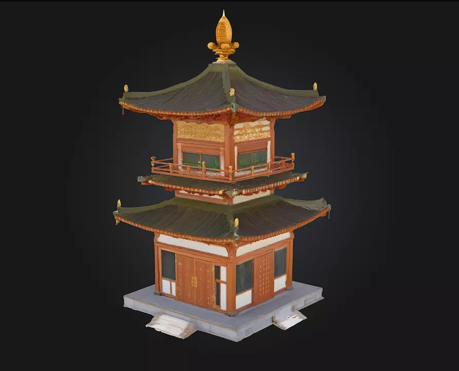 Pagoda Harmony 3D model_0