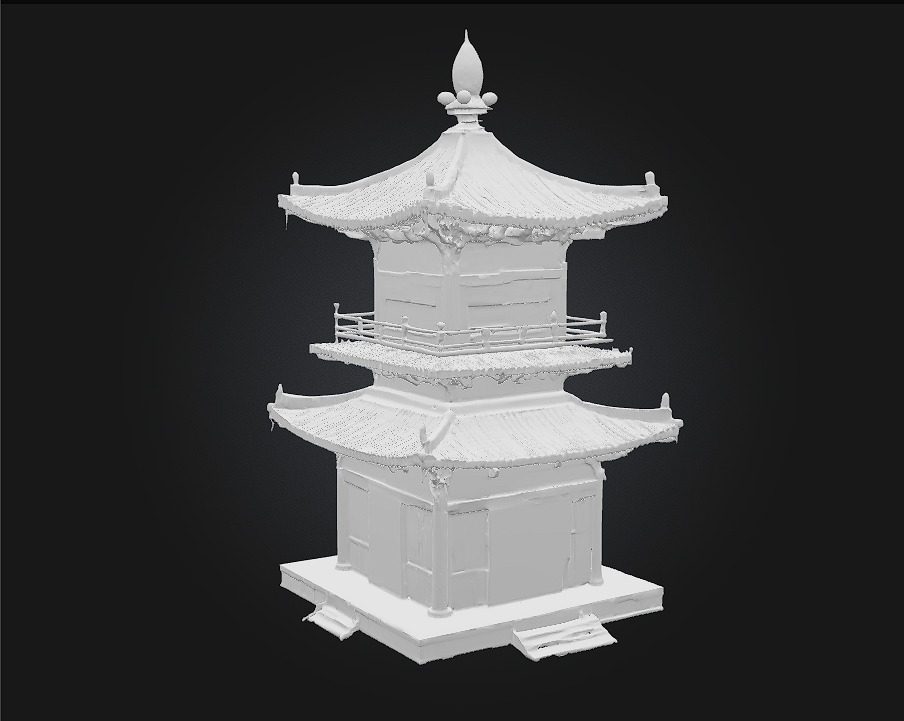 Pagoda Harmony 3D model_6