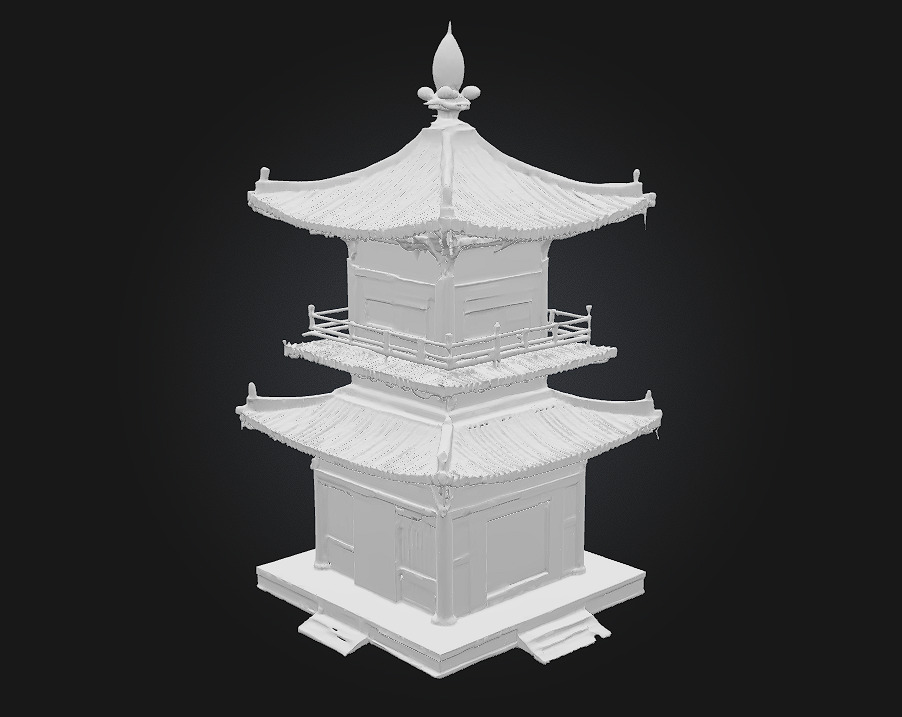 Pagoda Harmony 3D model_5