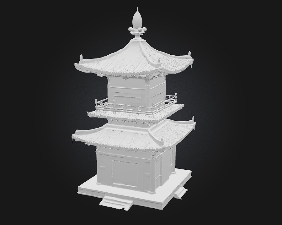 Pagoda Harmony 3D model_4