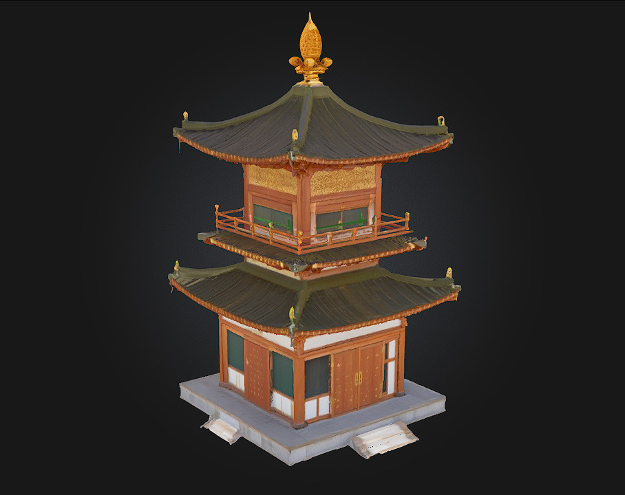 Pagoda Harmony 3D model_1