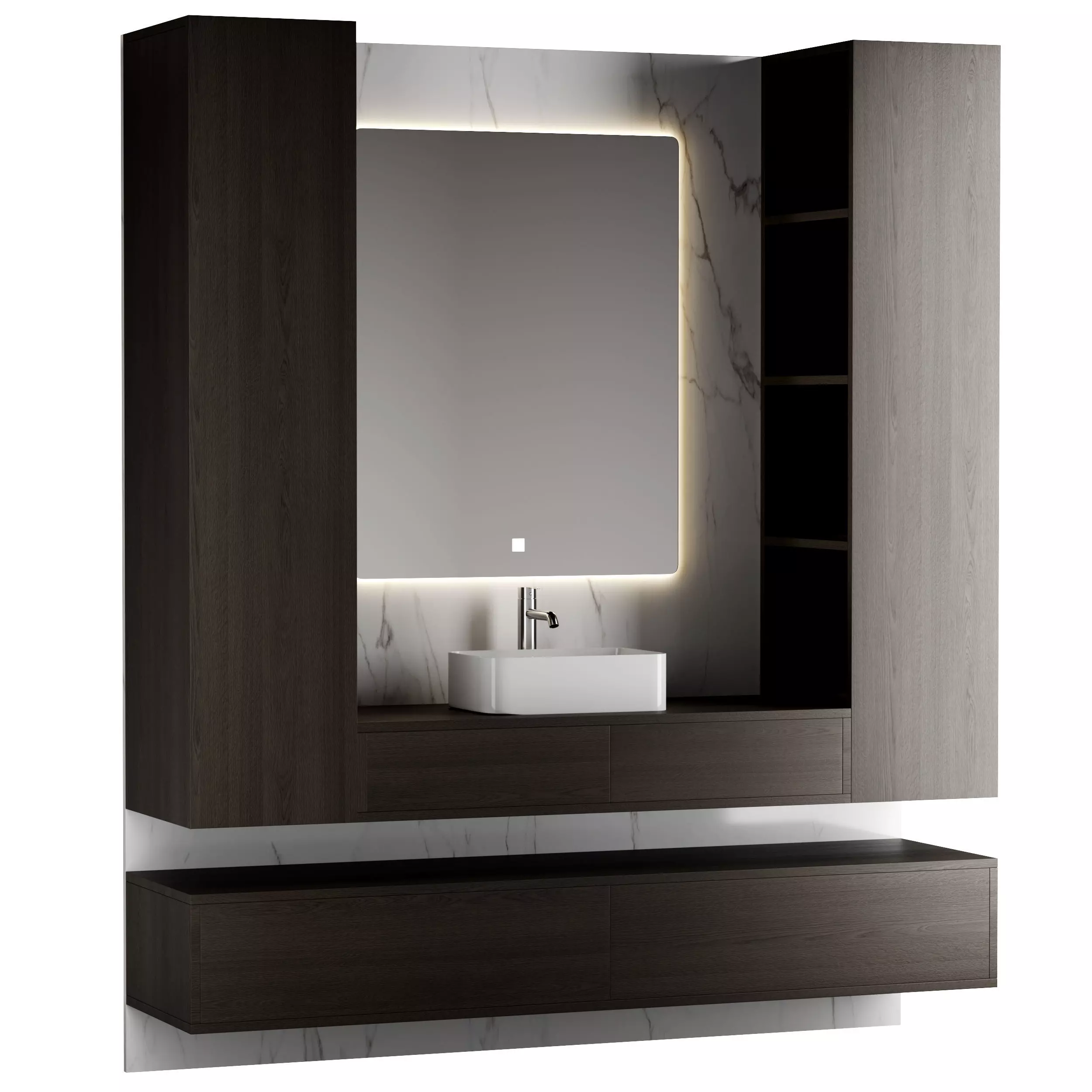 Bathroom set 05 3D model_0