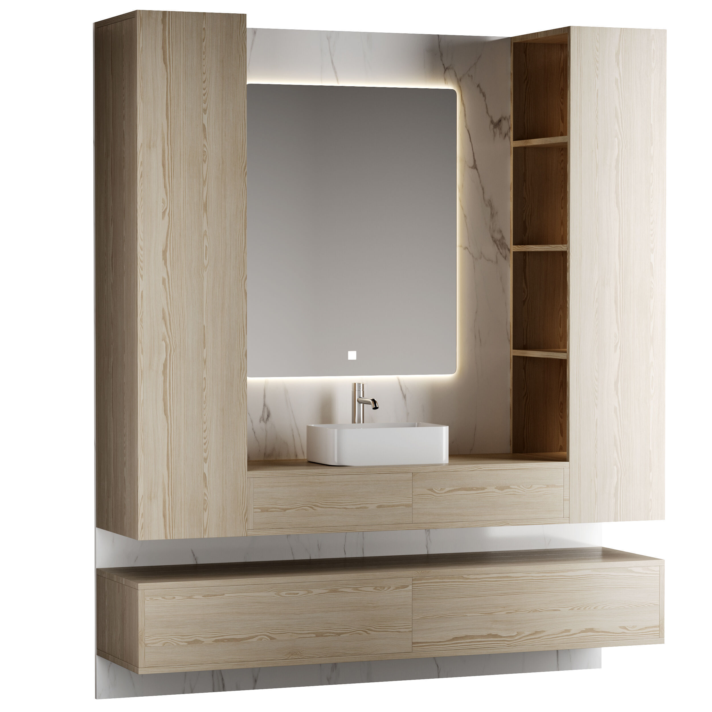 Bathroom set 05 3D model_3