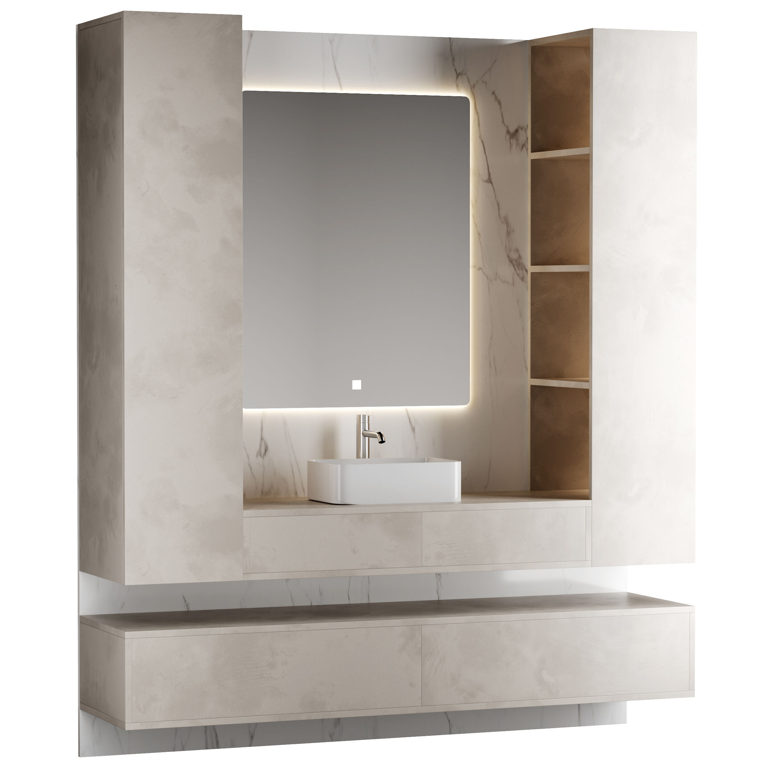 Bathroom set 05 3D model_1