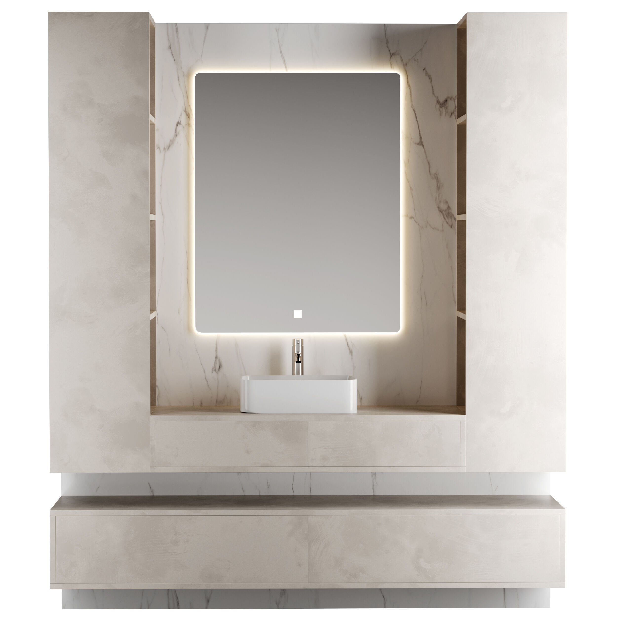 Bathroom set 05 3D model_5