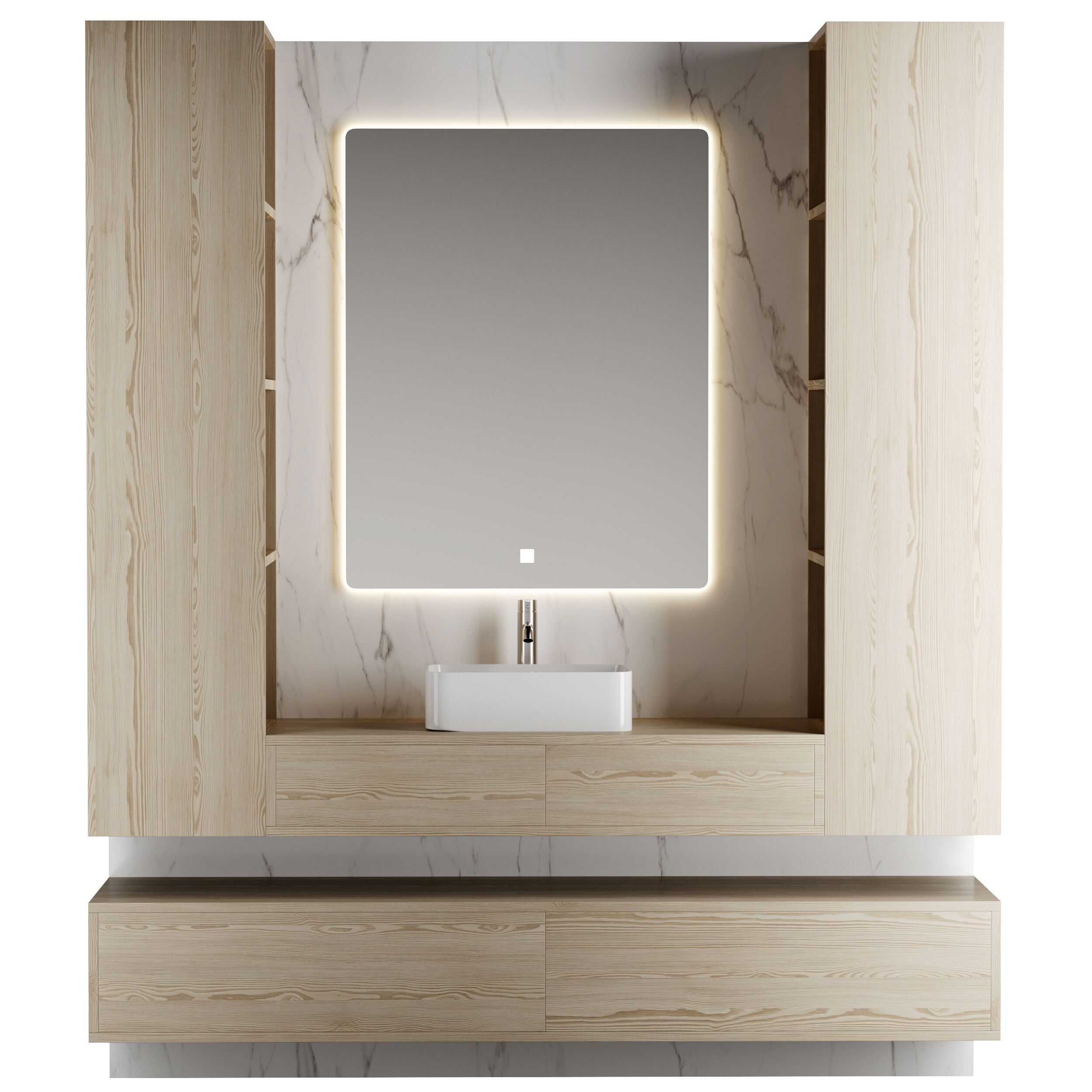 Bathroom set 05 3D model_4