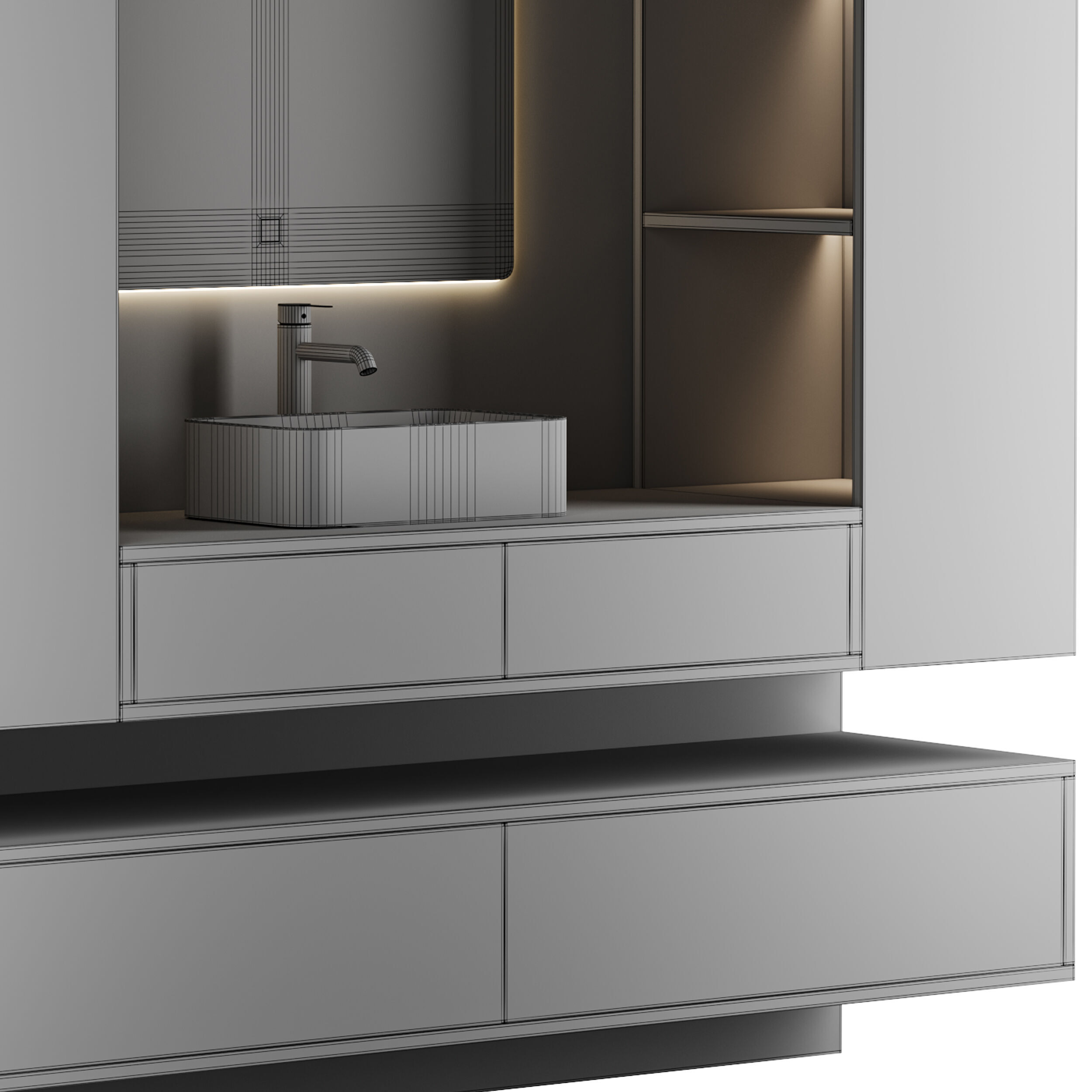 Bathroom set 05 3D model_14