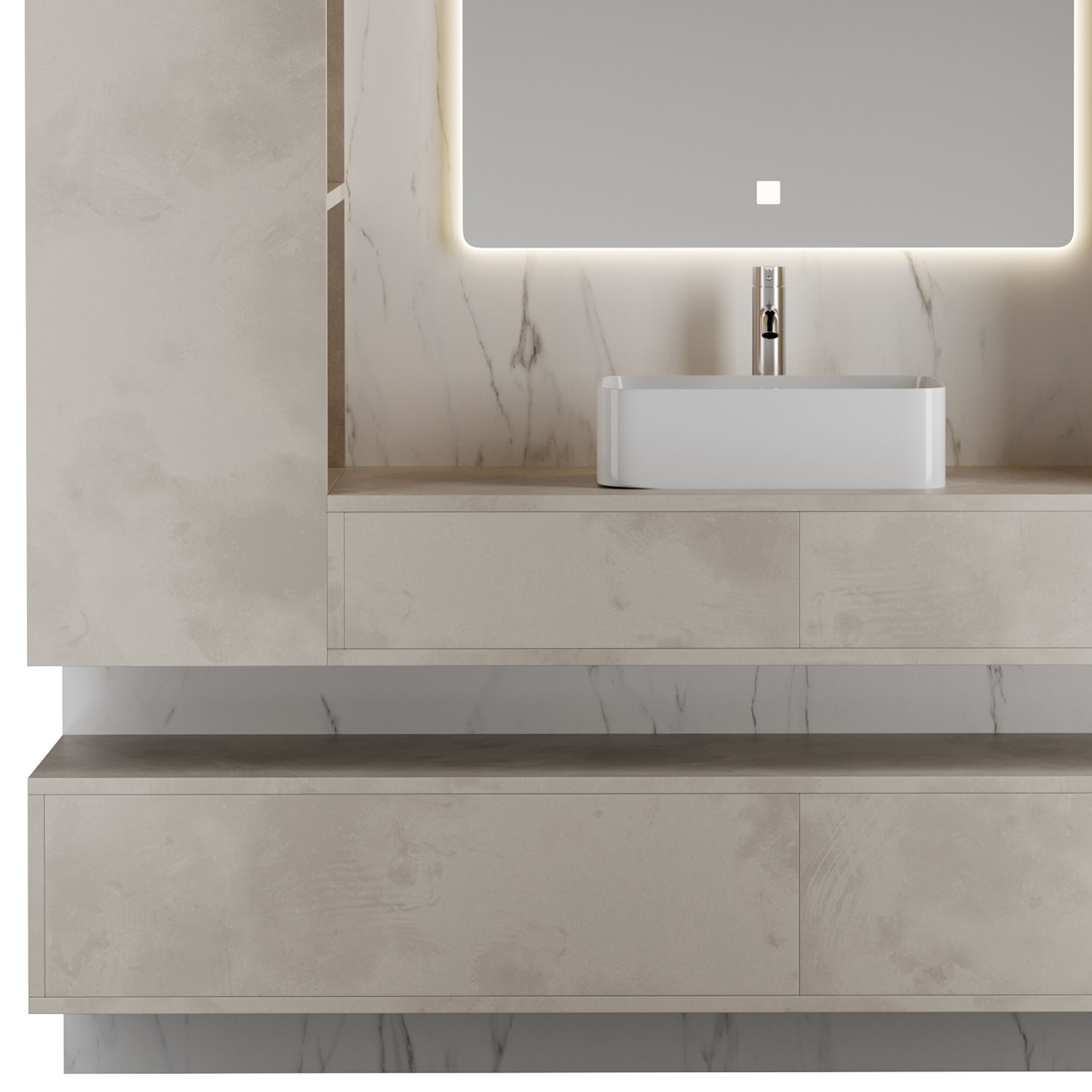 Bathroom set 05 3D model_8