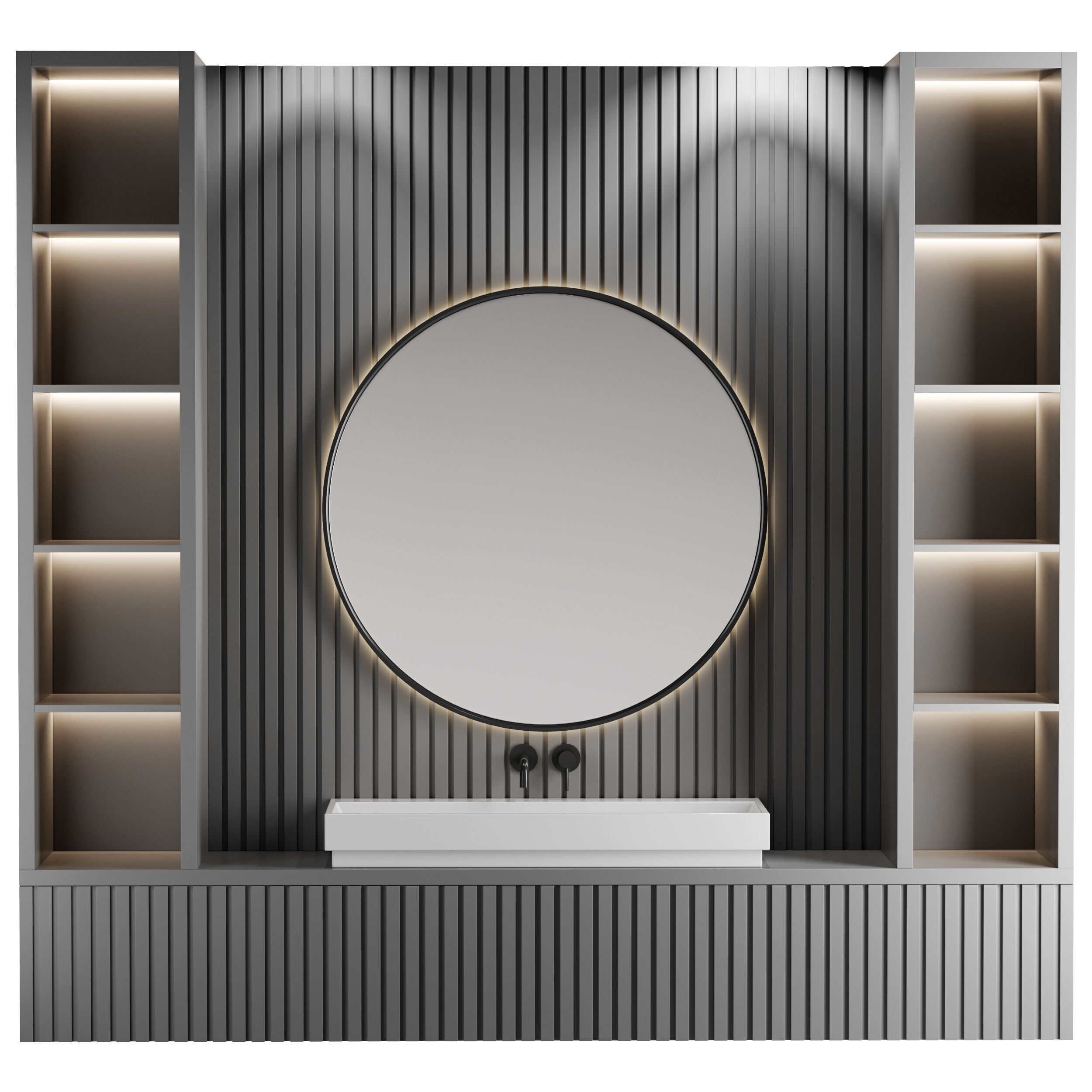 Bathroom Set 06 3D model_8