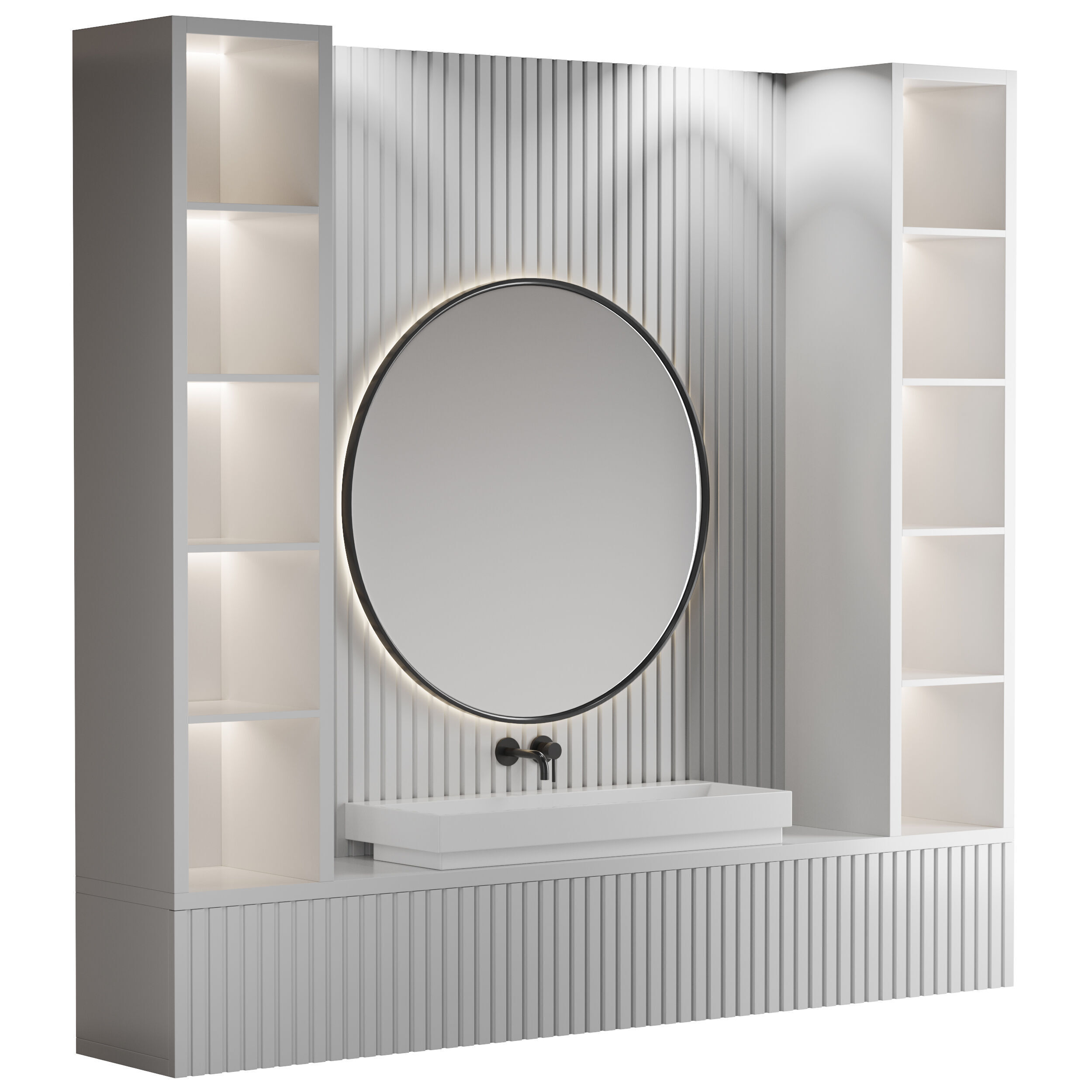 Bathroom Set 06 3D model_1