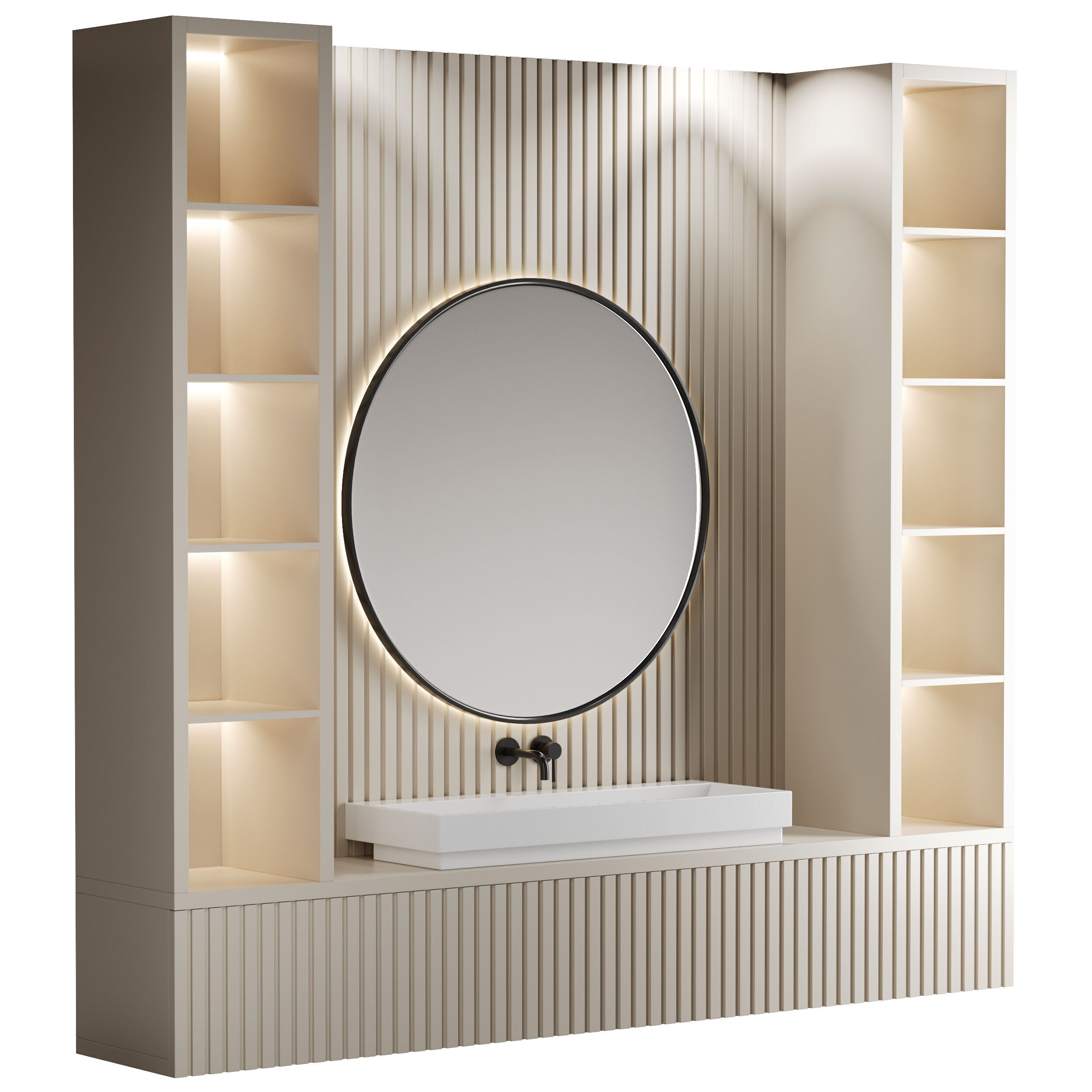 Bathroom Set 06 3D model_3