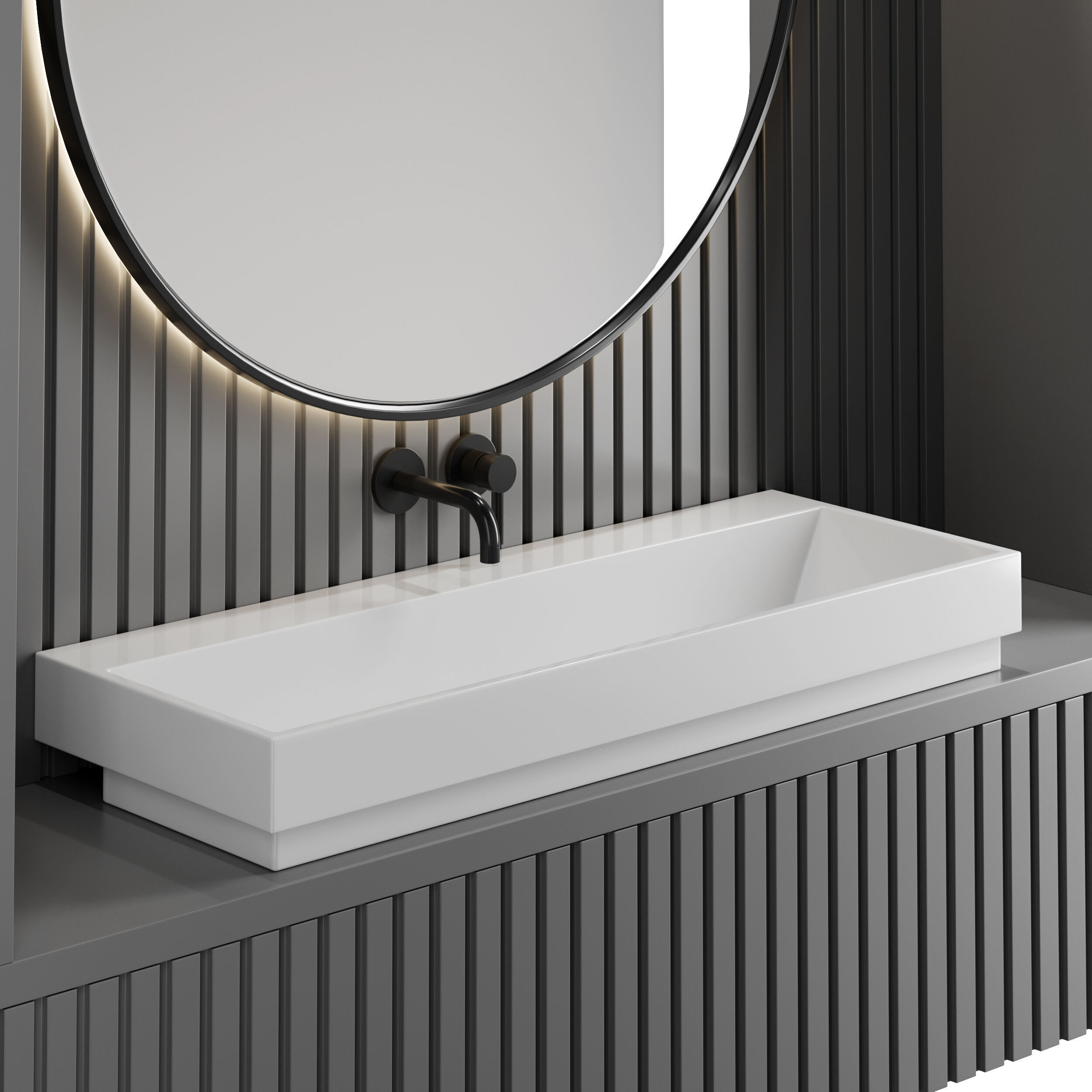 Bathroom Set 06 3D model_6