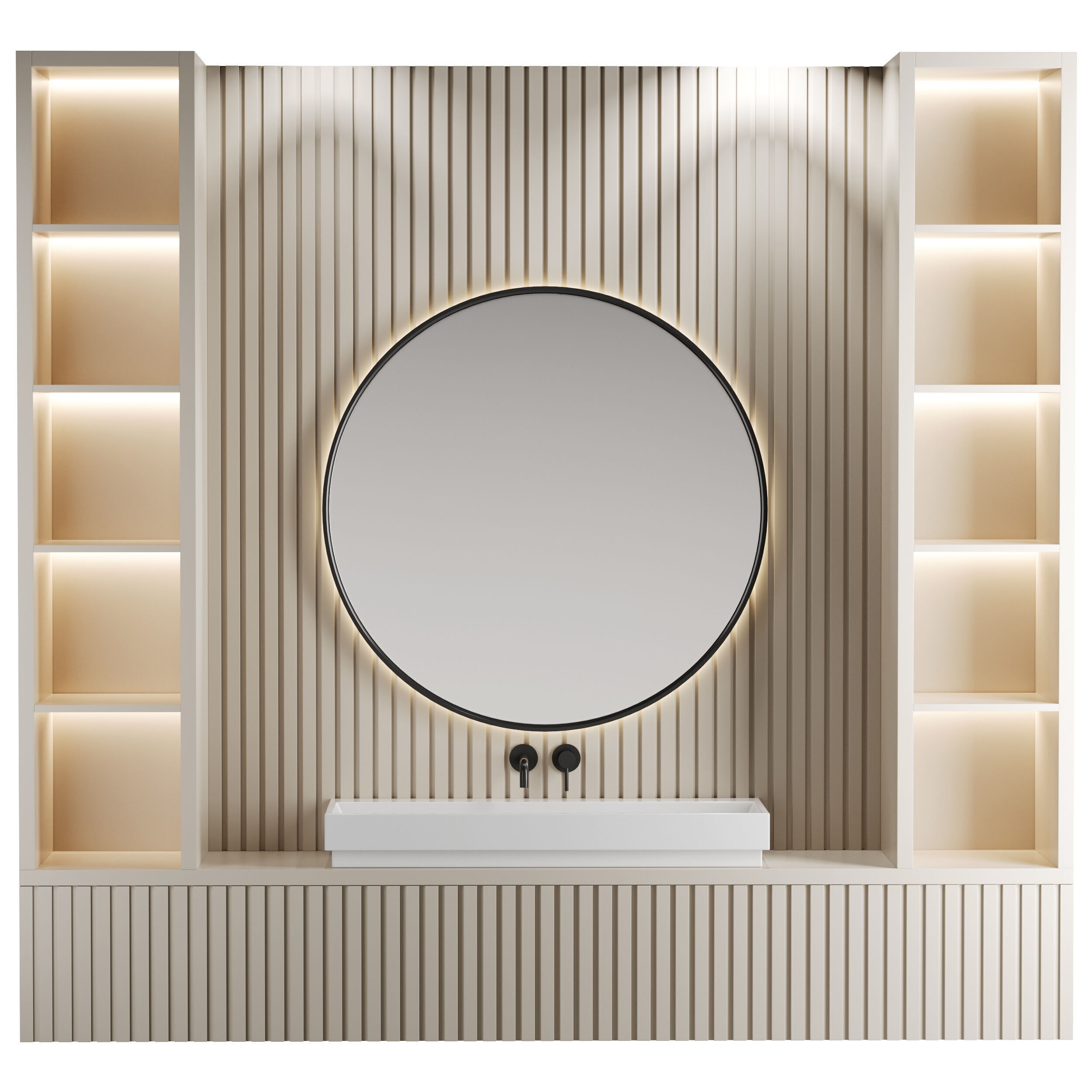 Bathroom Set 06 3D model_2