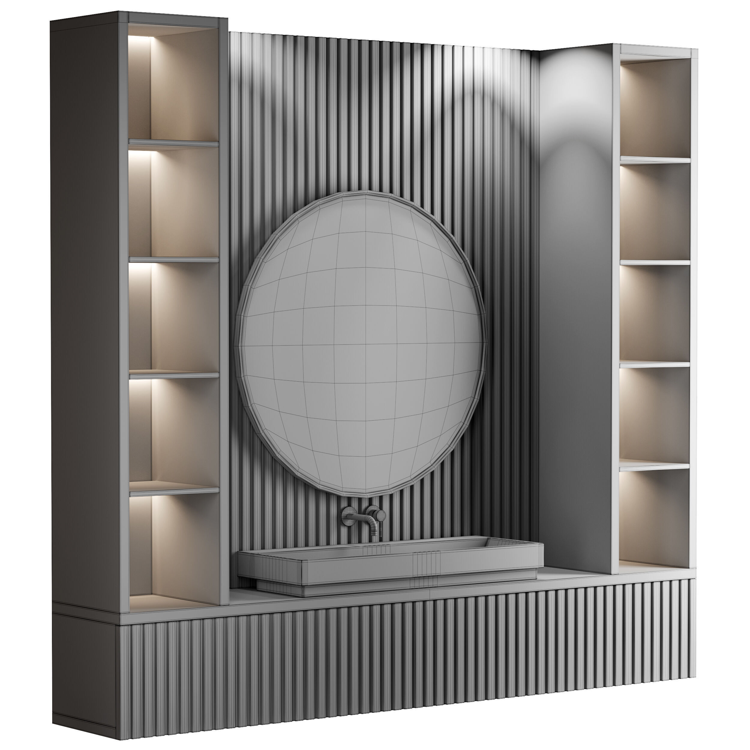 Bathroom Set 06 3D model_13