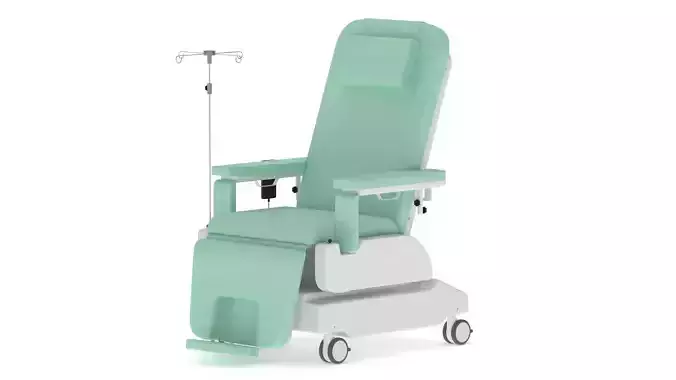 Medical Blood Donation Chair 3D model